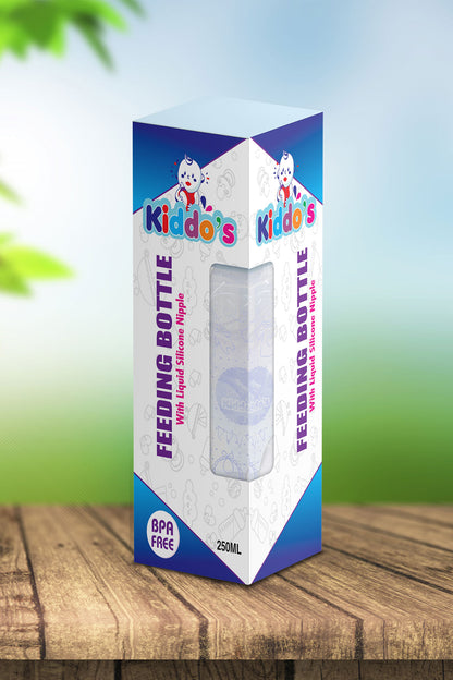 Kiddos BPA Free Feeding Bottle (250ml)