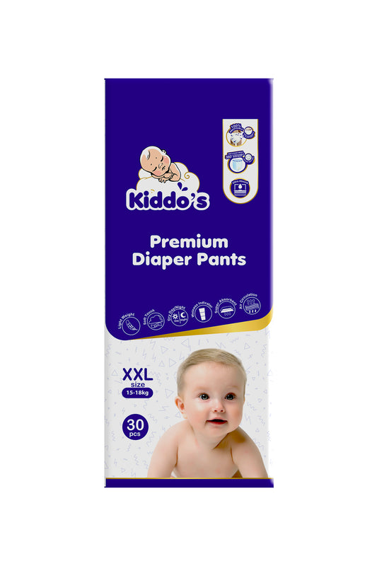 Kiddos Premium Baby Diaper Pants XXL 30s