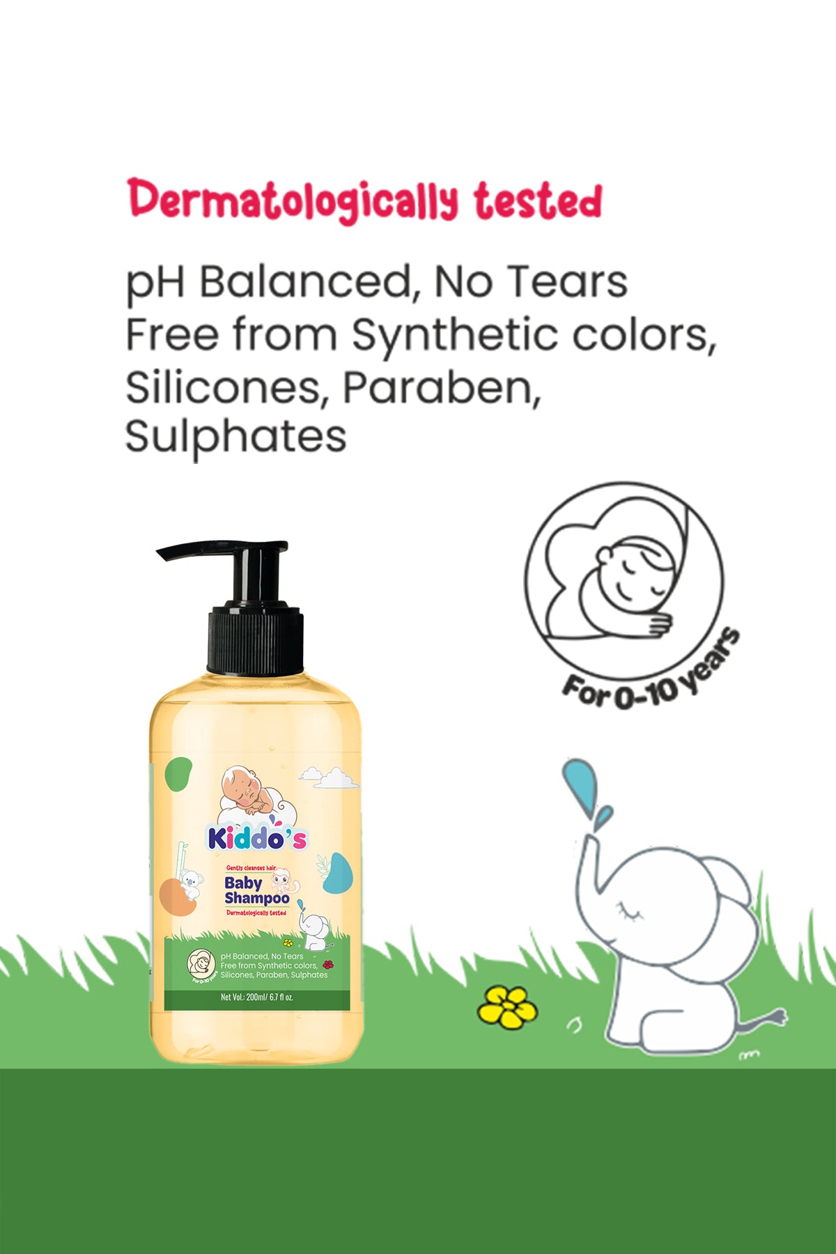 Kiddos Baby Shampoo (200ml)