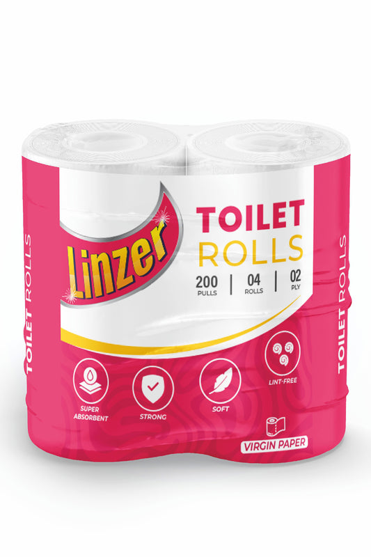 Linzer Toilet Roll 2-Ply (200 Pulls) 4s