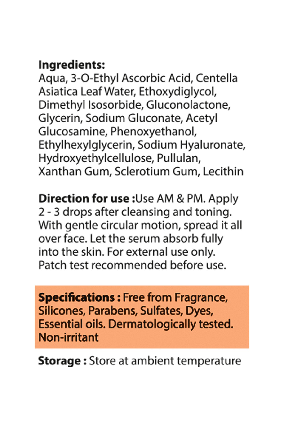 Liquid Lift 10% Vitamin C Face Serum (30ml)