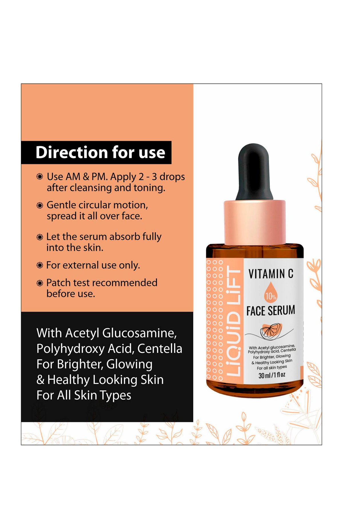 Liquid Lift 10% Vitamin C Face Serum (30ml)