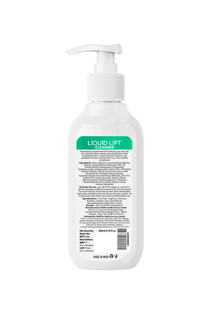 Liquid Lift Salicylic Acid + LHA 2% Cleanser (200ml)