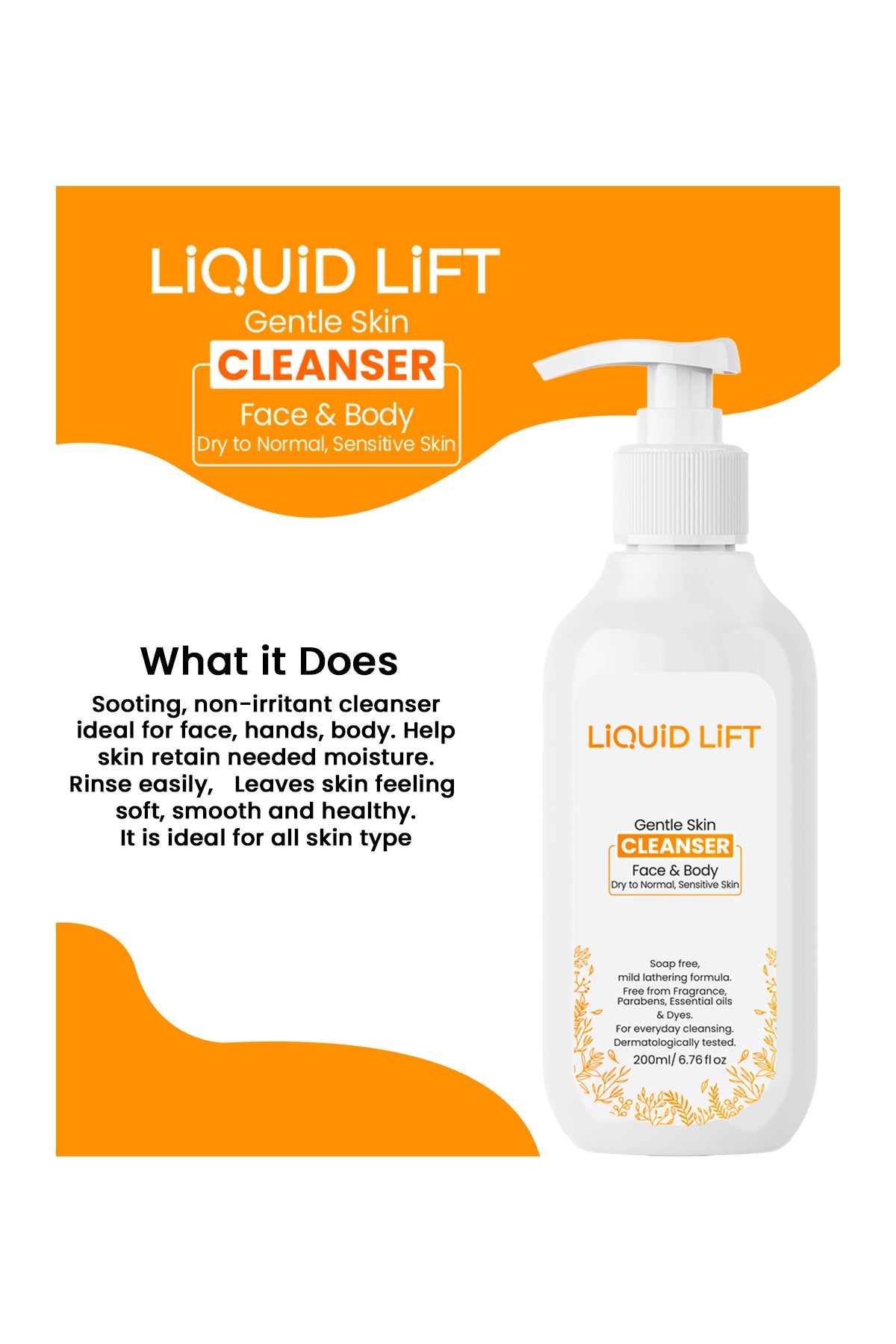 Liquid Lift Gentle Cleanser (200ml)