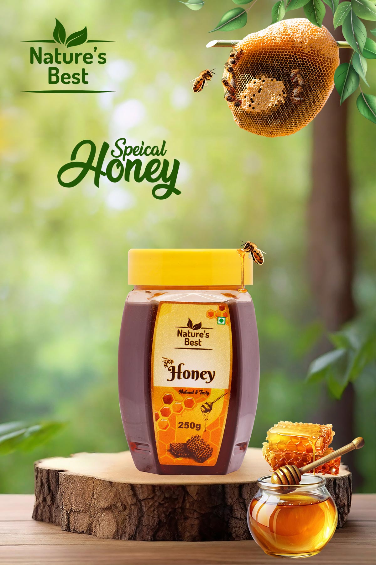 Natures Best Honey (250gm)