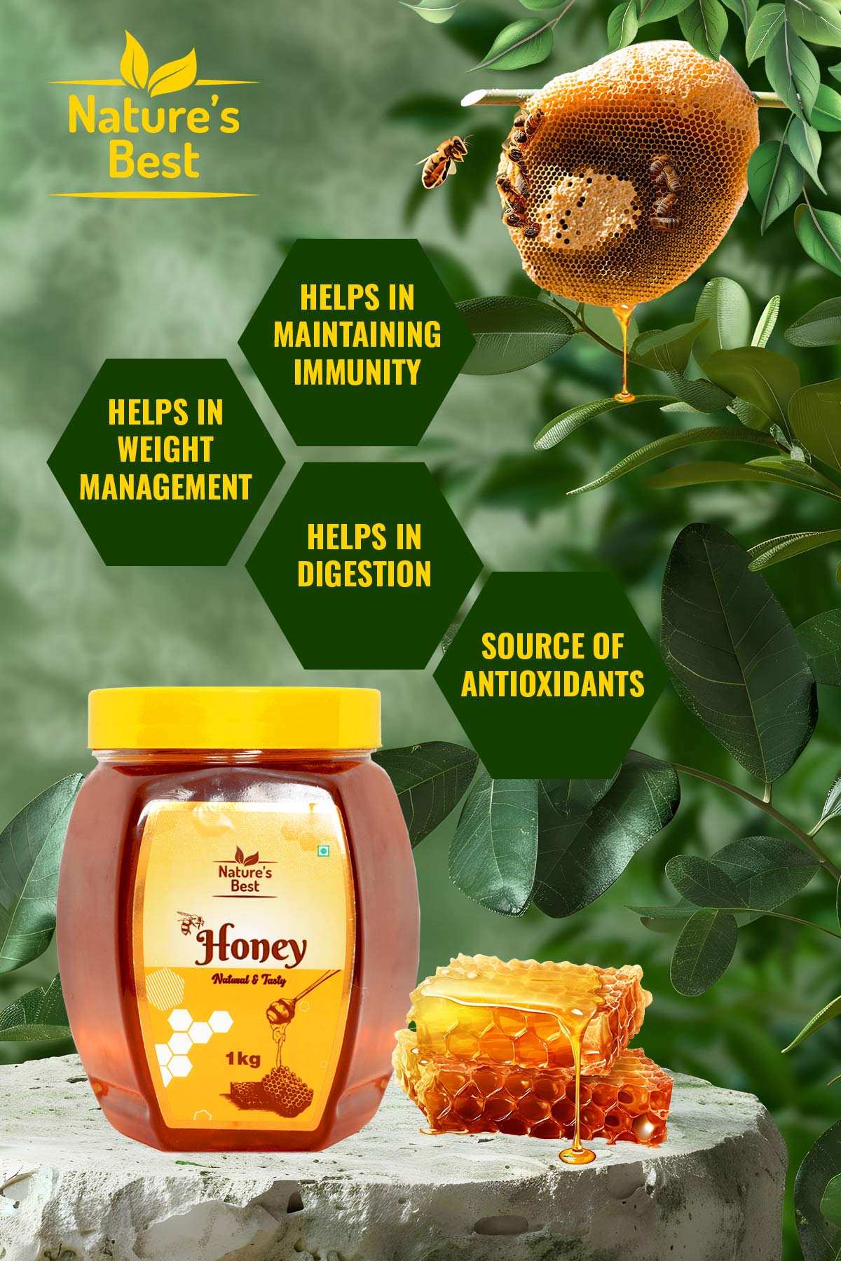 Natures Best Honey (1kg)