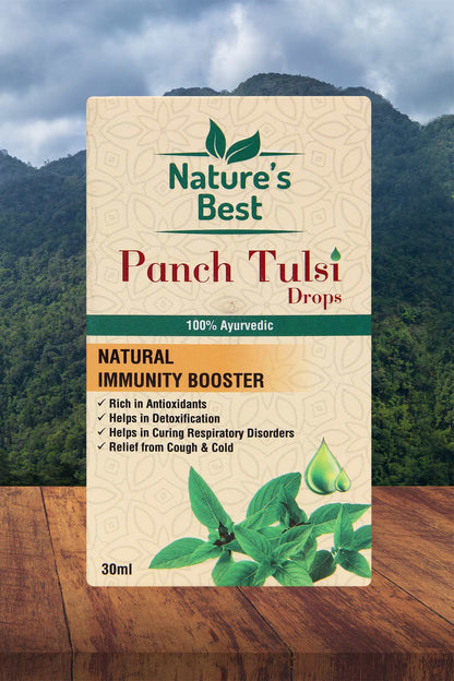 Natures Best Panch Tulsi Drops (30ml)