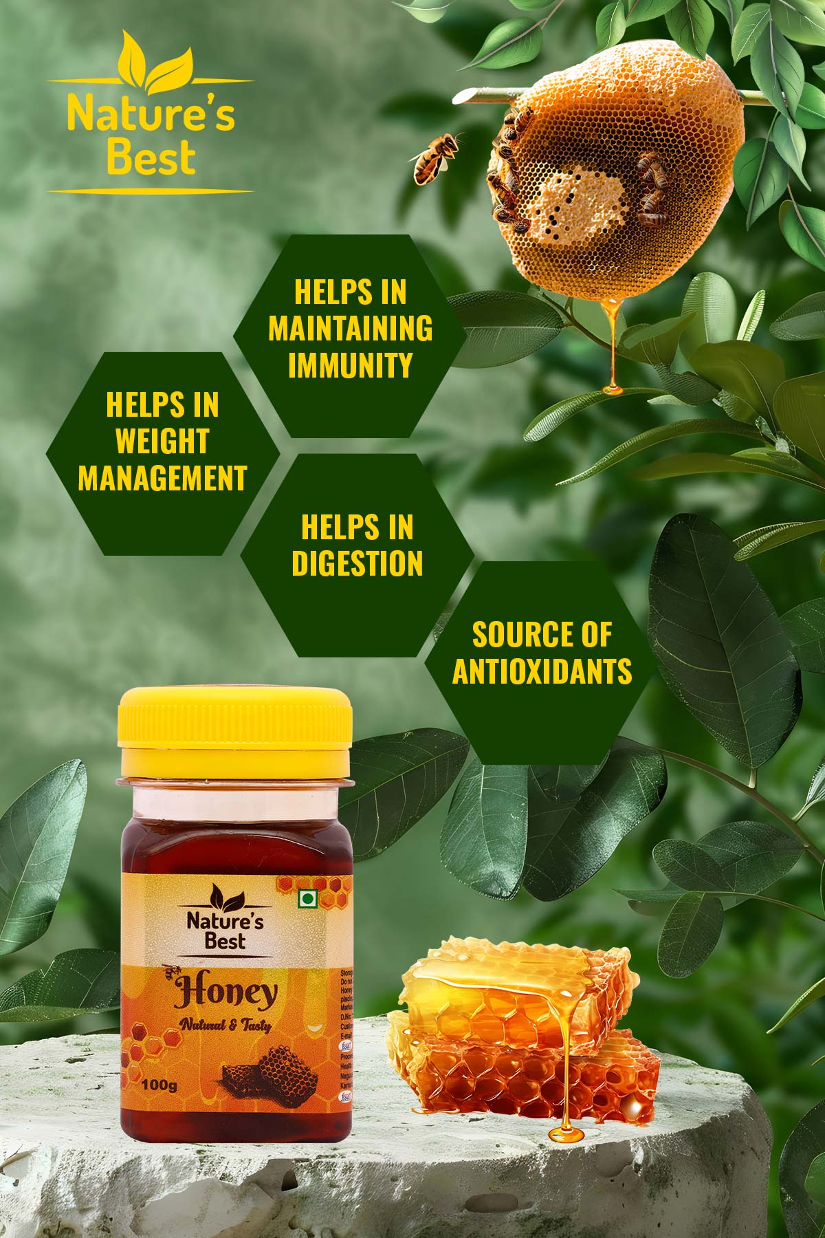 Natures Best Honey (100gm)