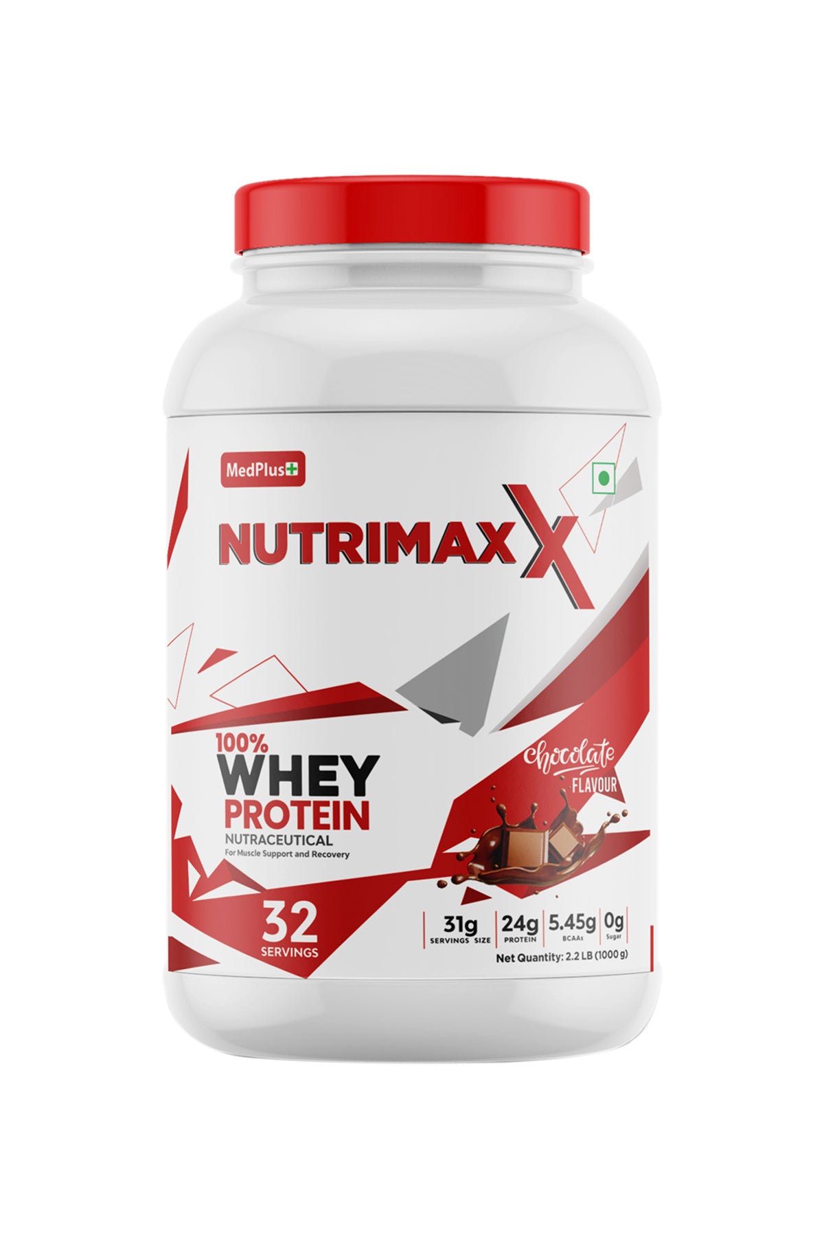 Nutrimaxx 100% Whey Protein Chocolate Flavour (1kg)