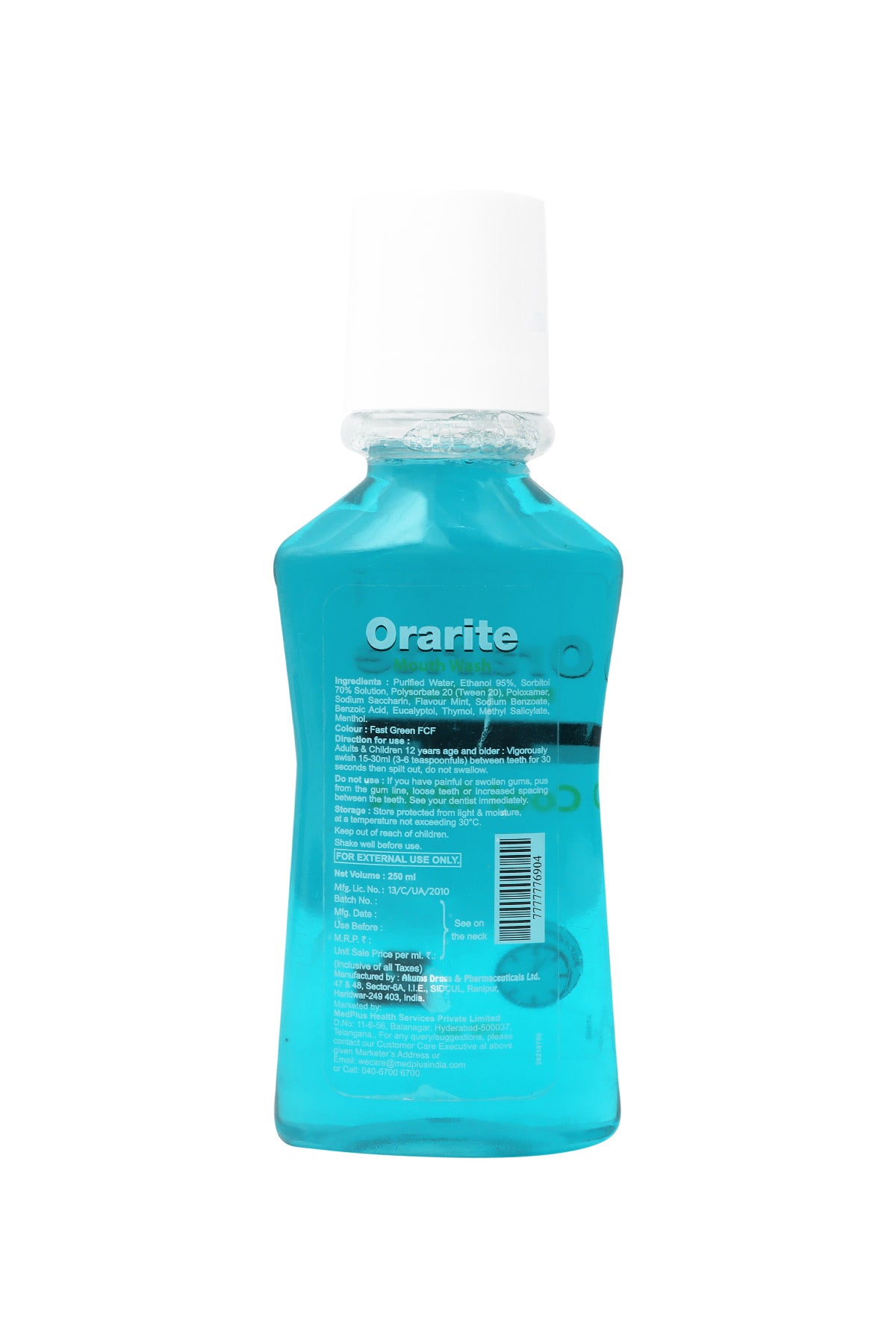 Orarite Mouth Wash (250ml)