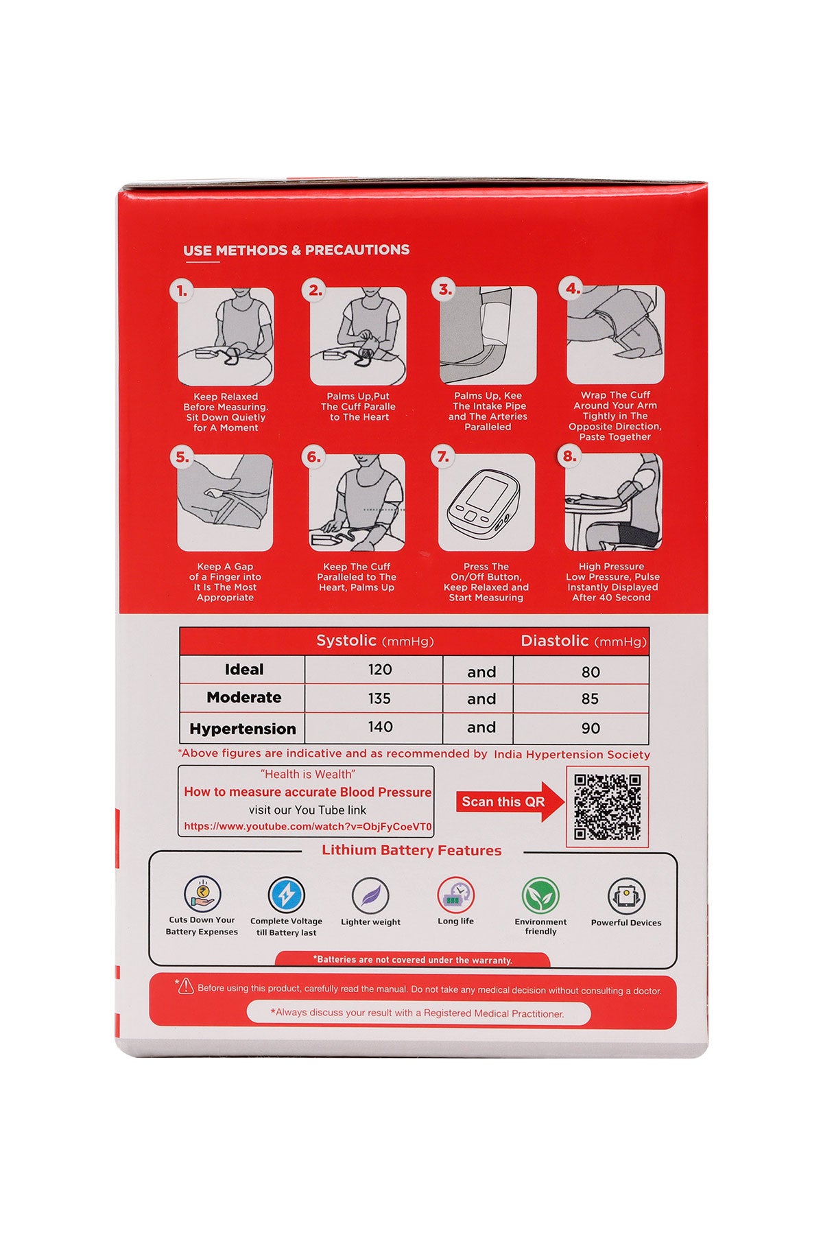 Poct Blood Pressure Monitor Model No Pbm 09 Advance