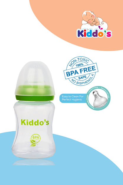 Kiddos Wide Mouth Feeding Bottle (150ml)