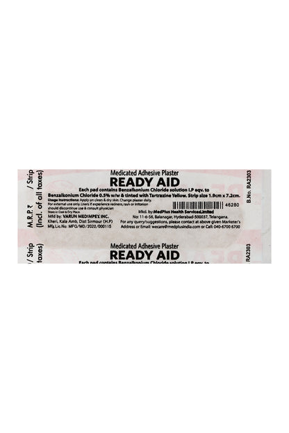 Ready Aid Medicated Plaster General (100s)