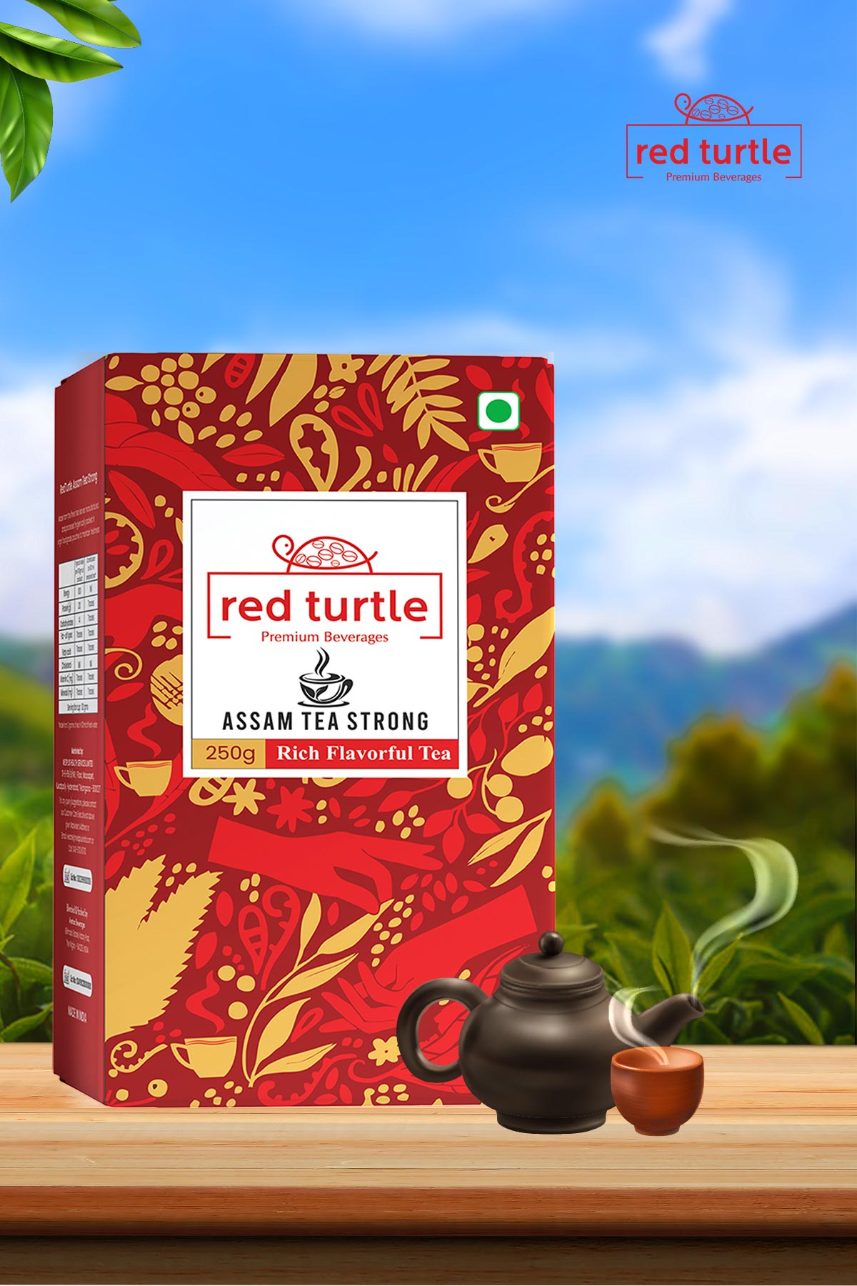 Red Turtle Tea Strong Powder (250gm)