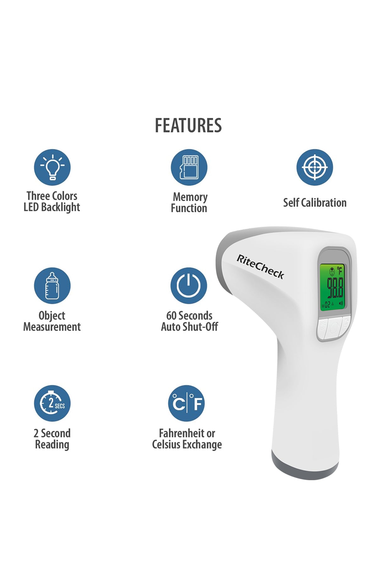 Ritecheck Infrared Forehead Thermometer T81