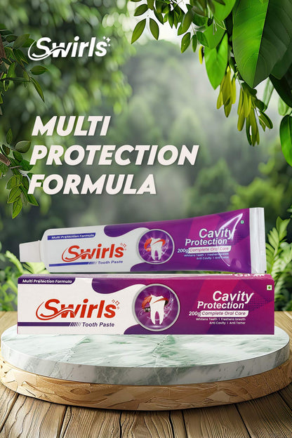 Swirls Cavity Protection Tooth Paste (200gm)