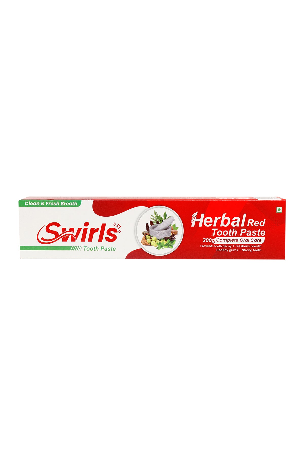 Swirls Herbal Red Tooth Paste (200gm)