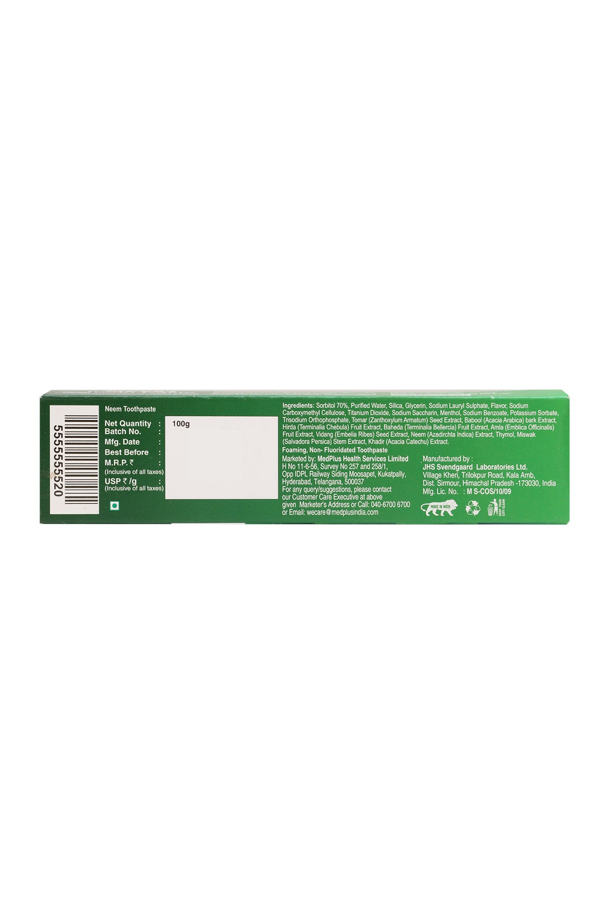 Swirls Neem Toothpaste (100gm)