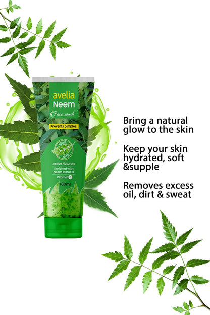 Avelia Neem Face Wash (100ml)