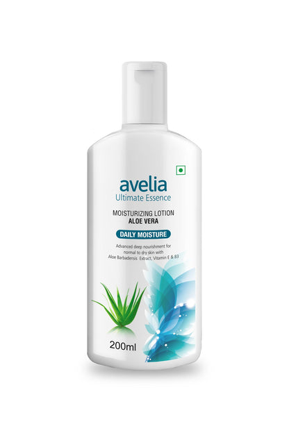 Avelia Ultimate Essence Aloe Vera Moisturizing  Lotion - AloeVera (200ml)