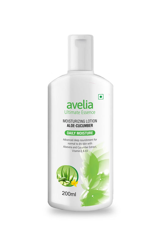 Avelia Ultimate Essence Aloe Vera  Moisturizing Lotion - Cucumber (200ml)