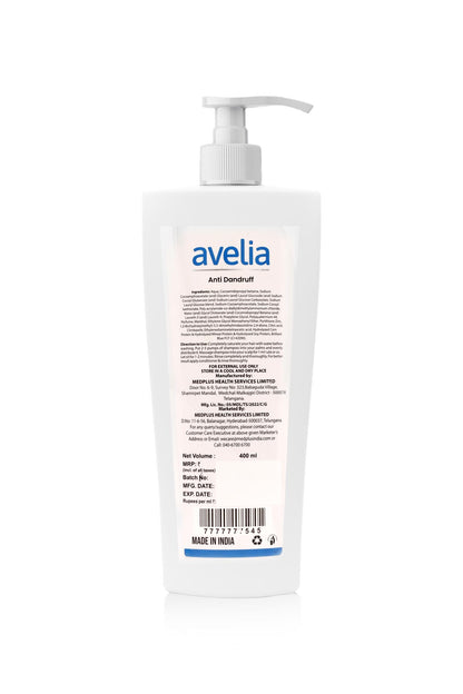 Avelia Sulphate Free Anti Dandruff  Shampoo (400ml)