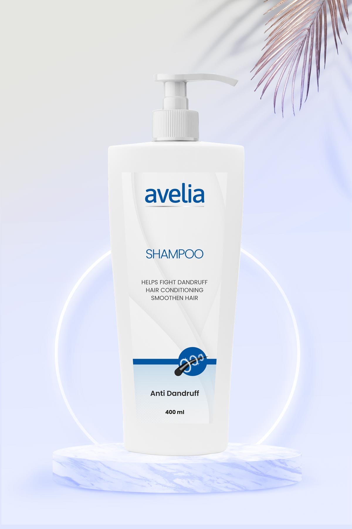 Avelia Sulphate Free Anti Dandruff  Shampoo (400ml)