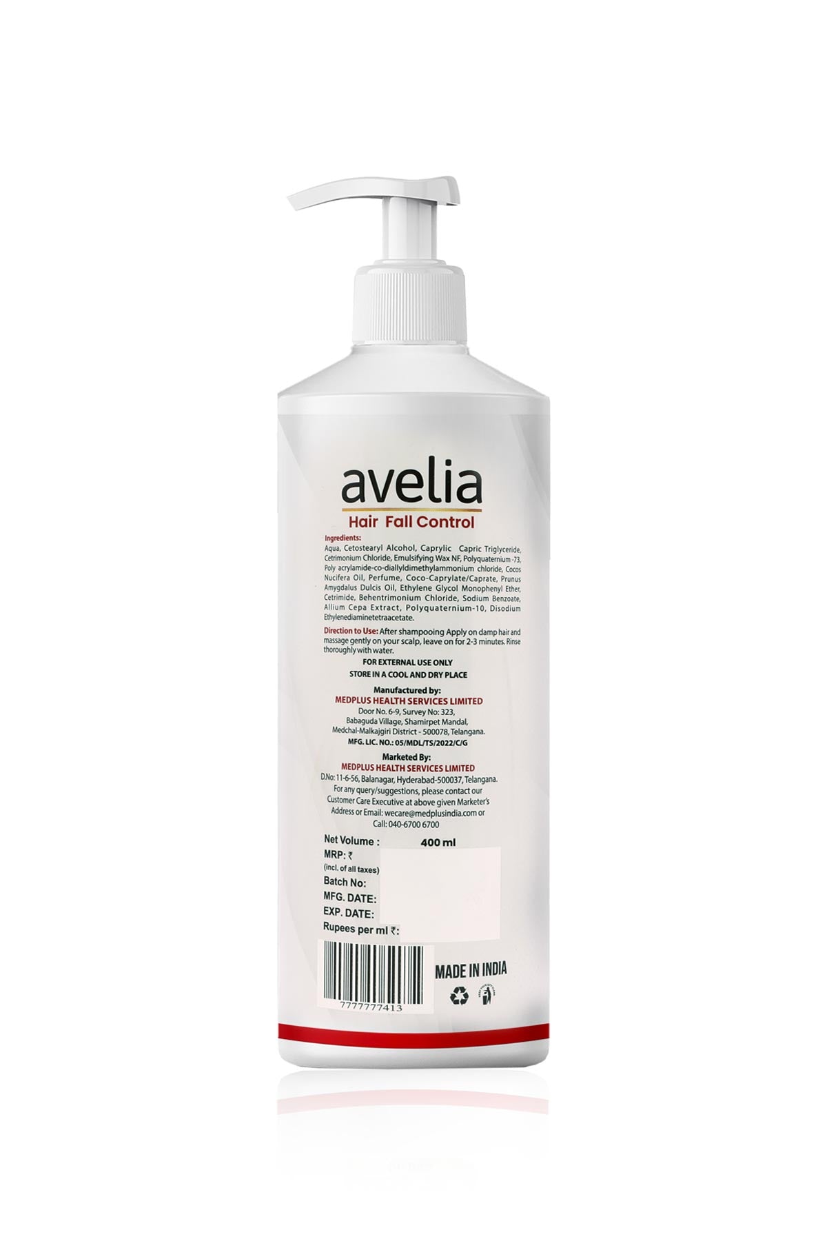 Avelia Hair Fall Control Conditioner (400ml)