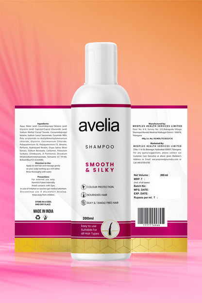 Avelia Smooth and Silky Shampoo (200ml)