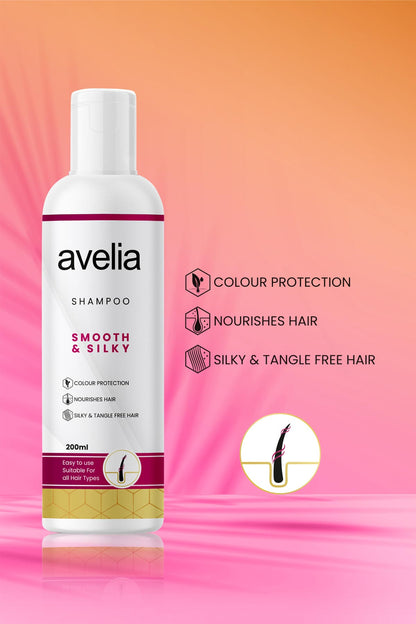 Avelia Smooth and Silky Shampoo (200ml)