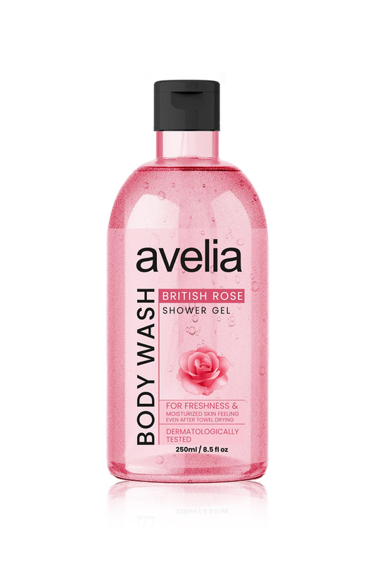 Avelia British Rose Body Wash (250ml)