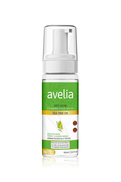 Avelia Anti Acne Foaming Face Wash (100ml)