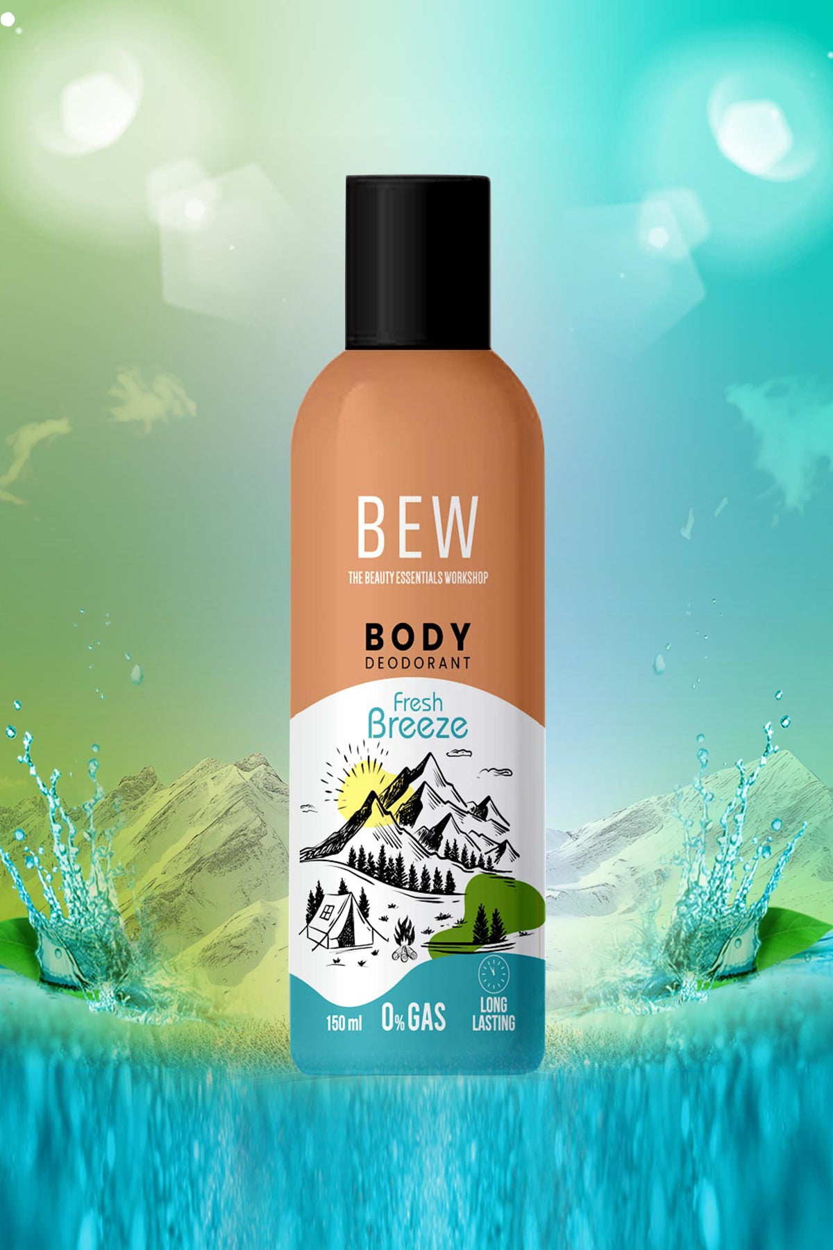 Bew Body Deodorant Fresh Breeze Spray (150ml)