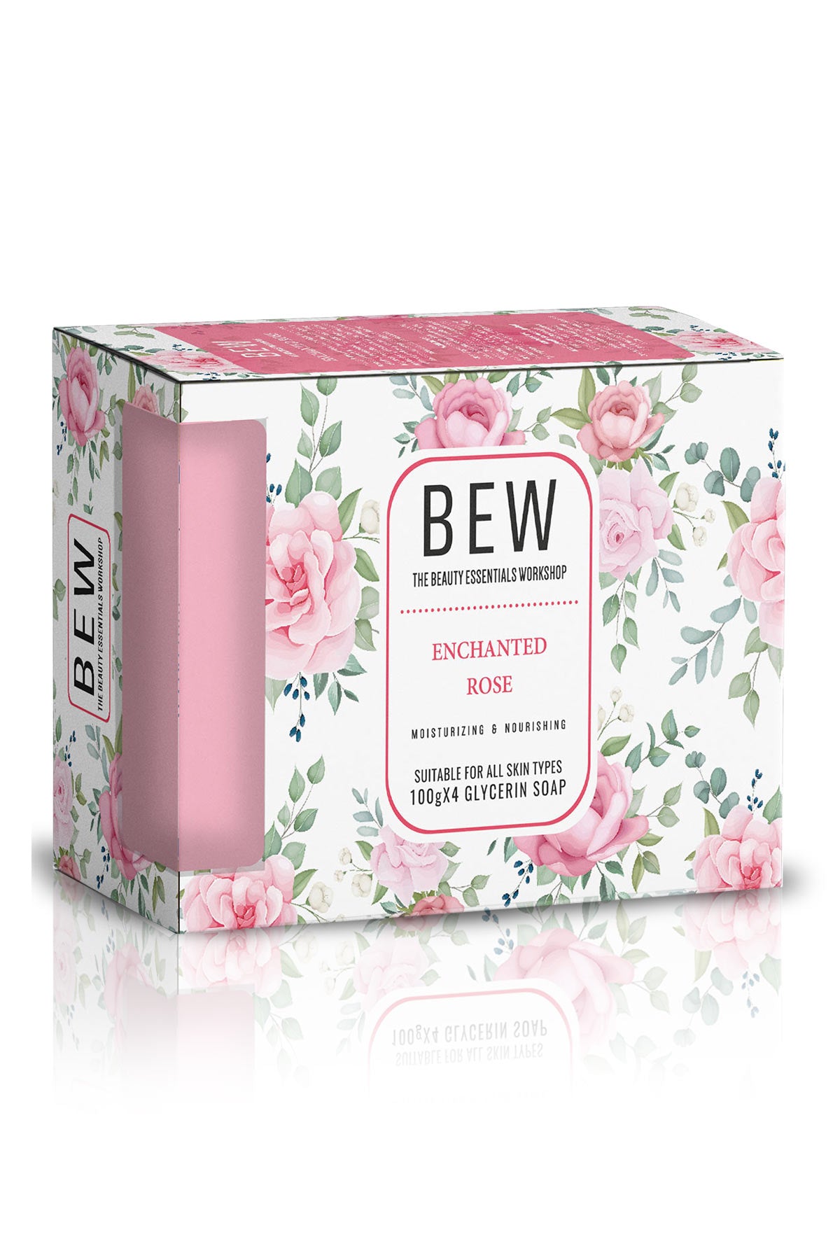 Bew Enchanted Rose Soap (4x100gm)