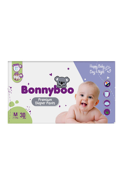 Bonnyboo Premium Baby Diaper Pants M 30s