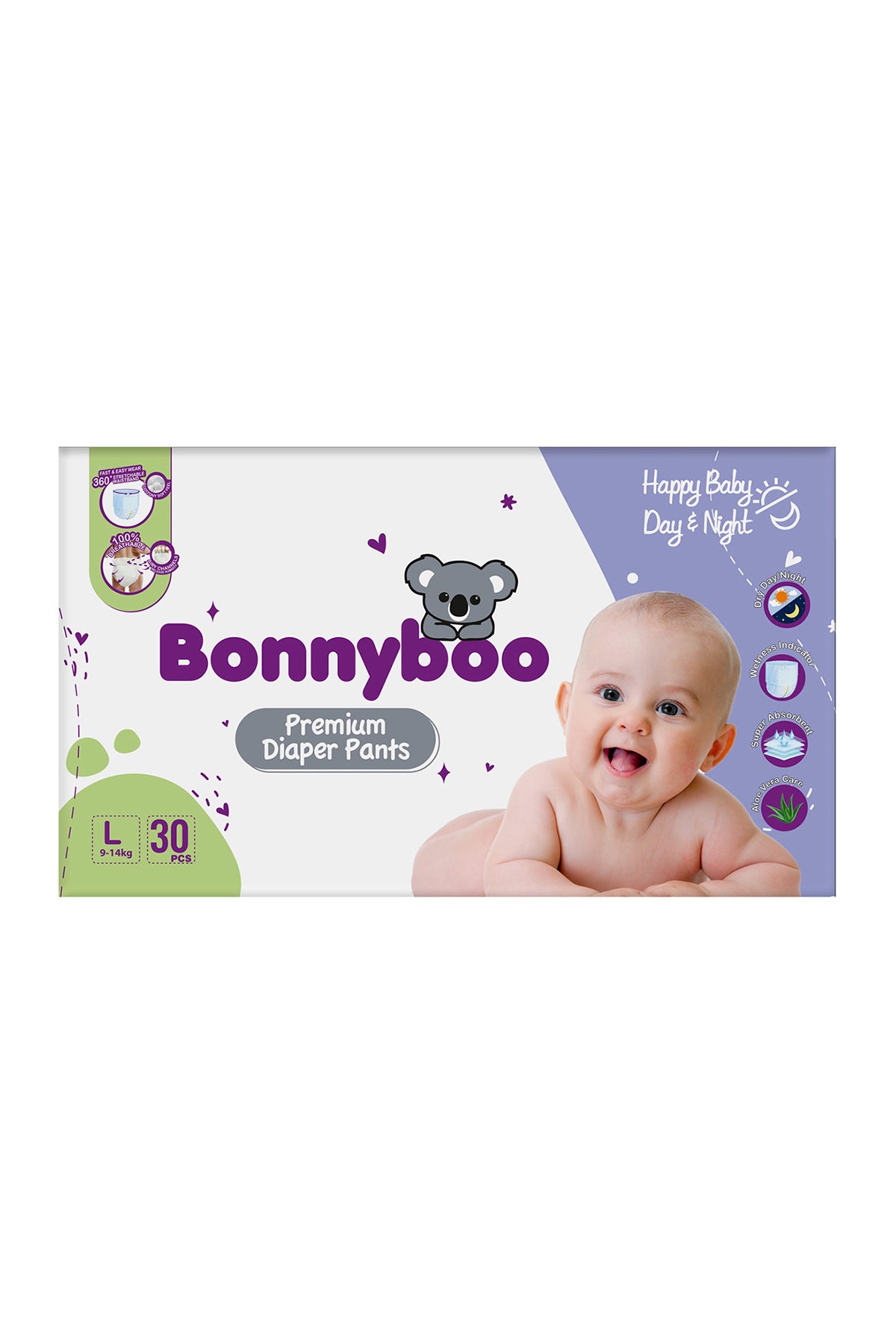 Bonnyboo Premium Baby Diaper Pants L 30s – mavenspick
