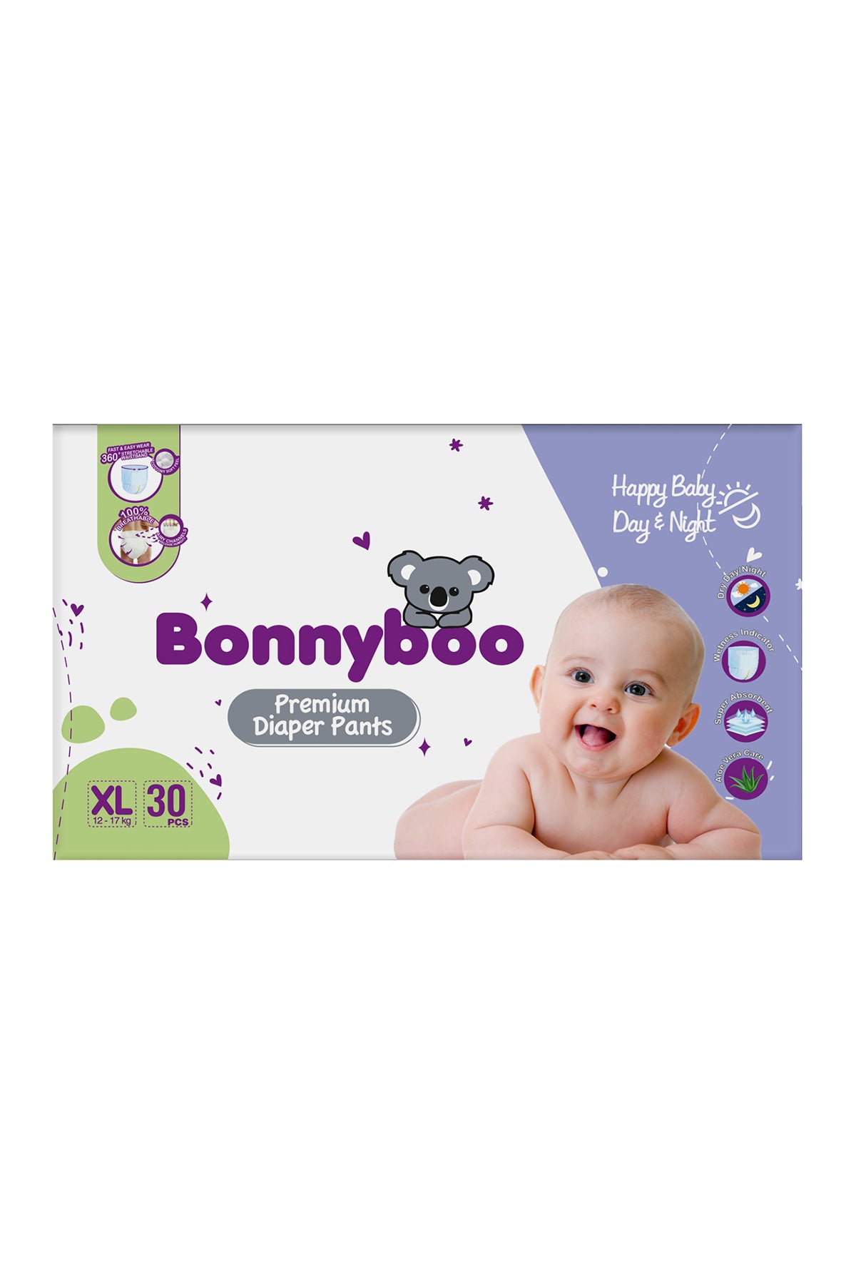 Bonnyboo Premium Baby Diaper Pants XL 30s