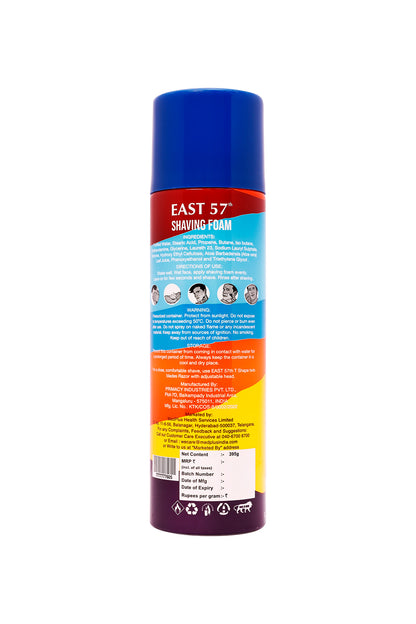 East 57th Shaving Foam (395gm/400ml)