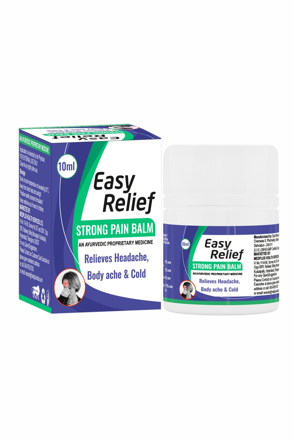 Easy Relief Strong Pain Balm Oint (10gm)