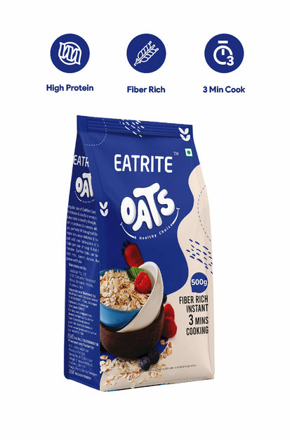 Eatrite Oats Refill Pack (500gm)