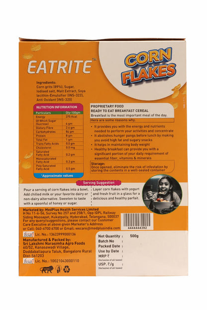 Eatrite Corn Flakes Plain (500gm)