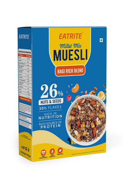 Eatrite Millet Muesli Seed & Nuts (500gm)