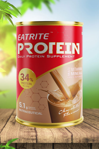 Eatrite Protein Chocolate Tin Powder (400gm)