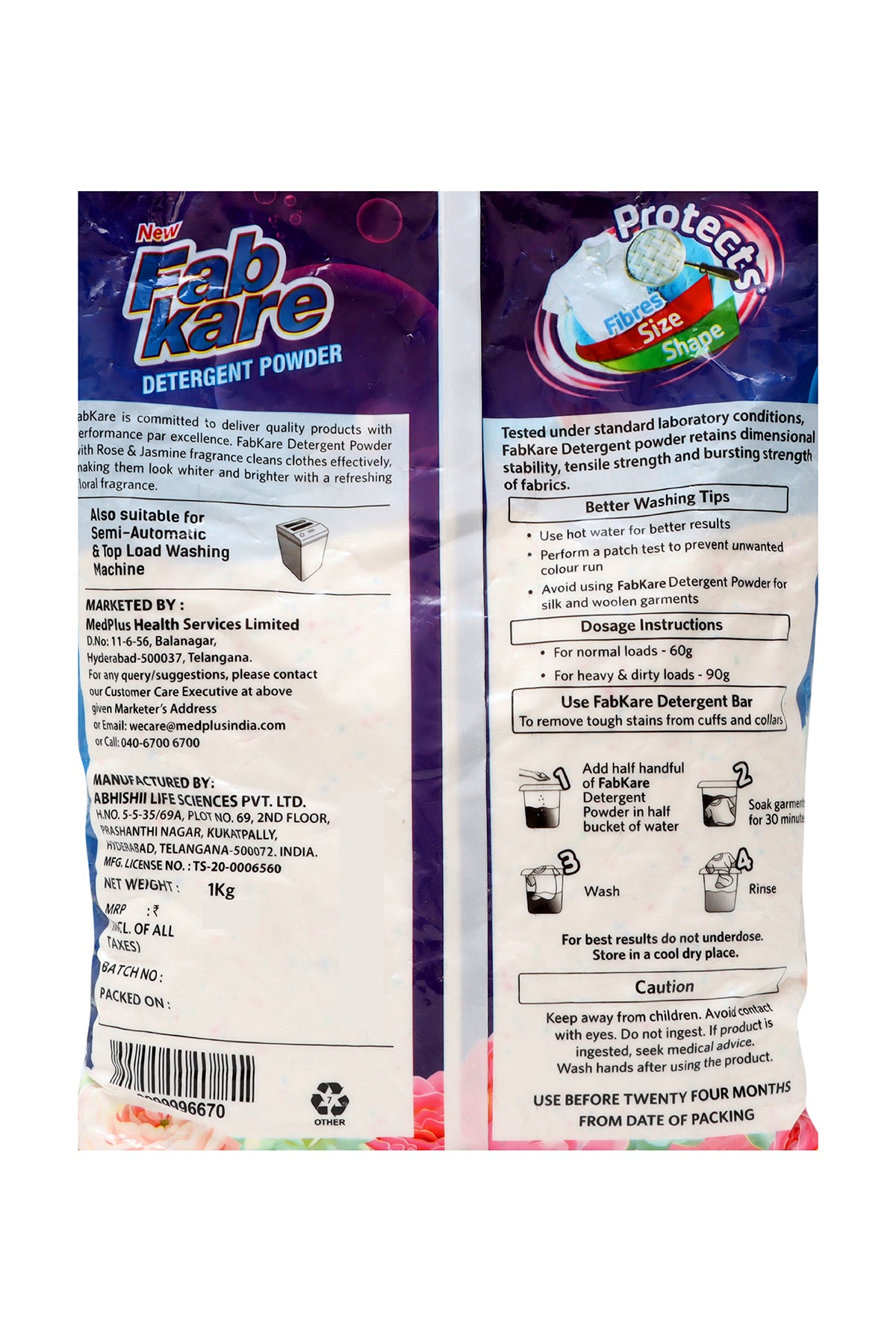 Fabkare Detergent Powder (1kg)