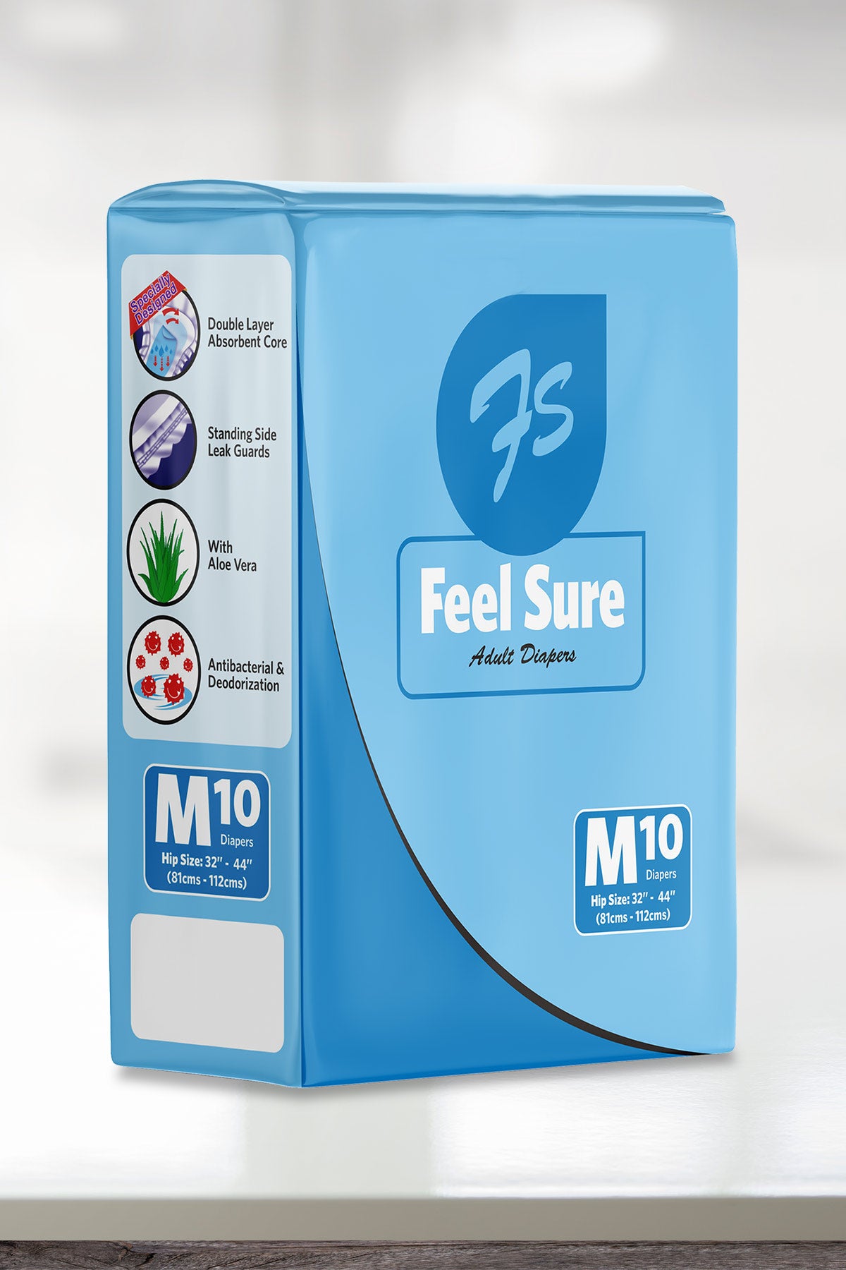 Feel Sure Adult Diapers M 10s