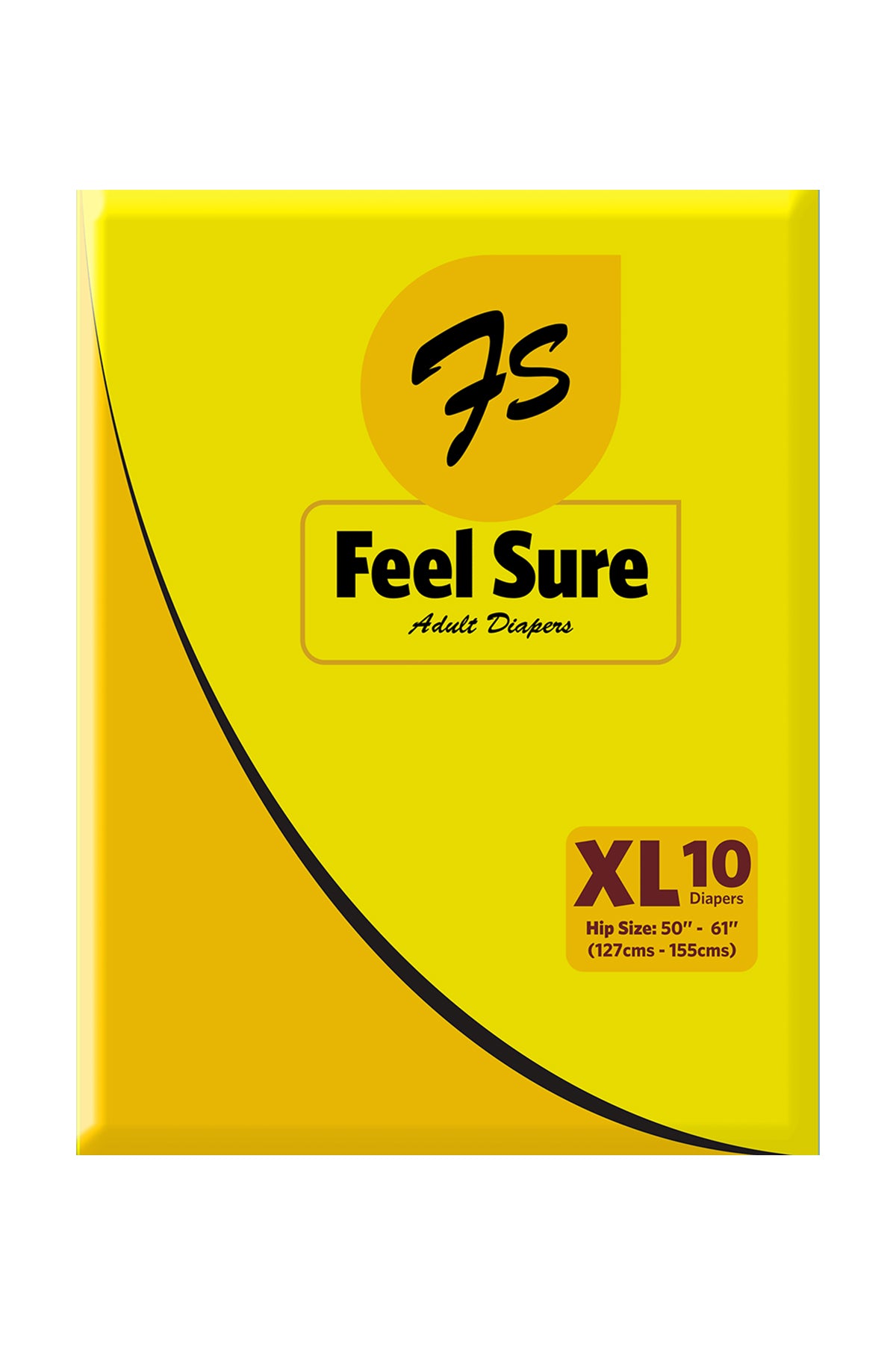 Feel Sure Adult Diapers  XL 10s