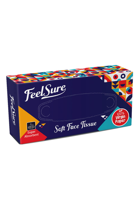 Feelsure Facial Tissues 2-Ply (100 Pulls)