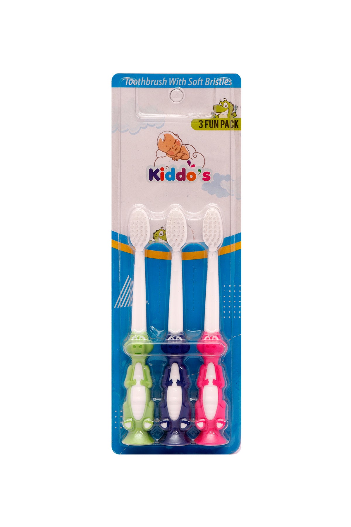 Kiddos CROCCO 2+1 Tooth Brush