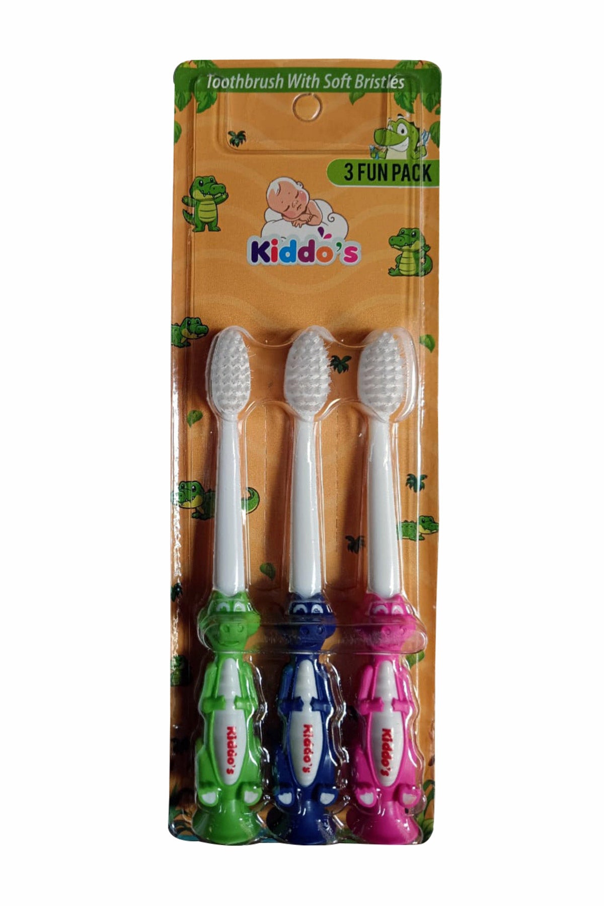 Kiddos CROCCO 2+1 Tooth Brush