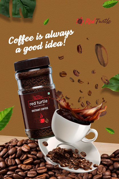 Red Turtle Instant Coffee Jar (100gm)